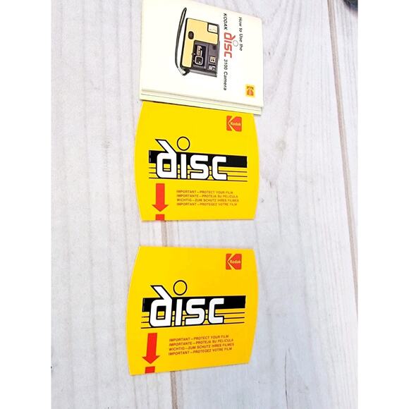 Kodak Disc 3100 Red Black Demo Camera w/ Manual & Case - Picture 14 of 16